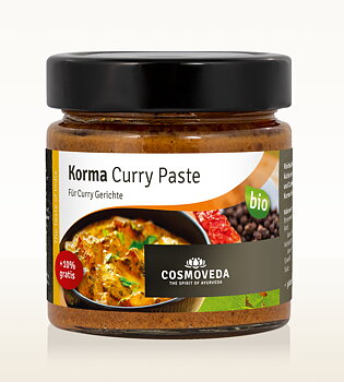 Korma Curry Paste Org. 175g, Cosmoveda