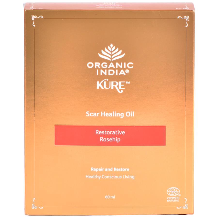 Scar Healing Oil Restorative Rosehip Org. 60ml, Organic India
