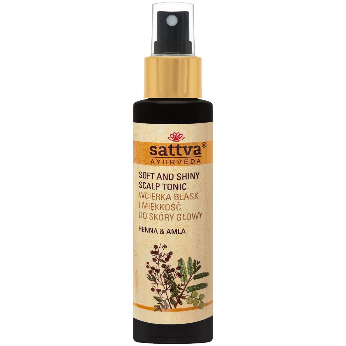 Hair Tonic Henna & Amla 100ml, Sattva Ayurveda