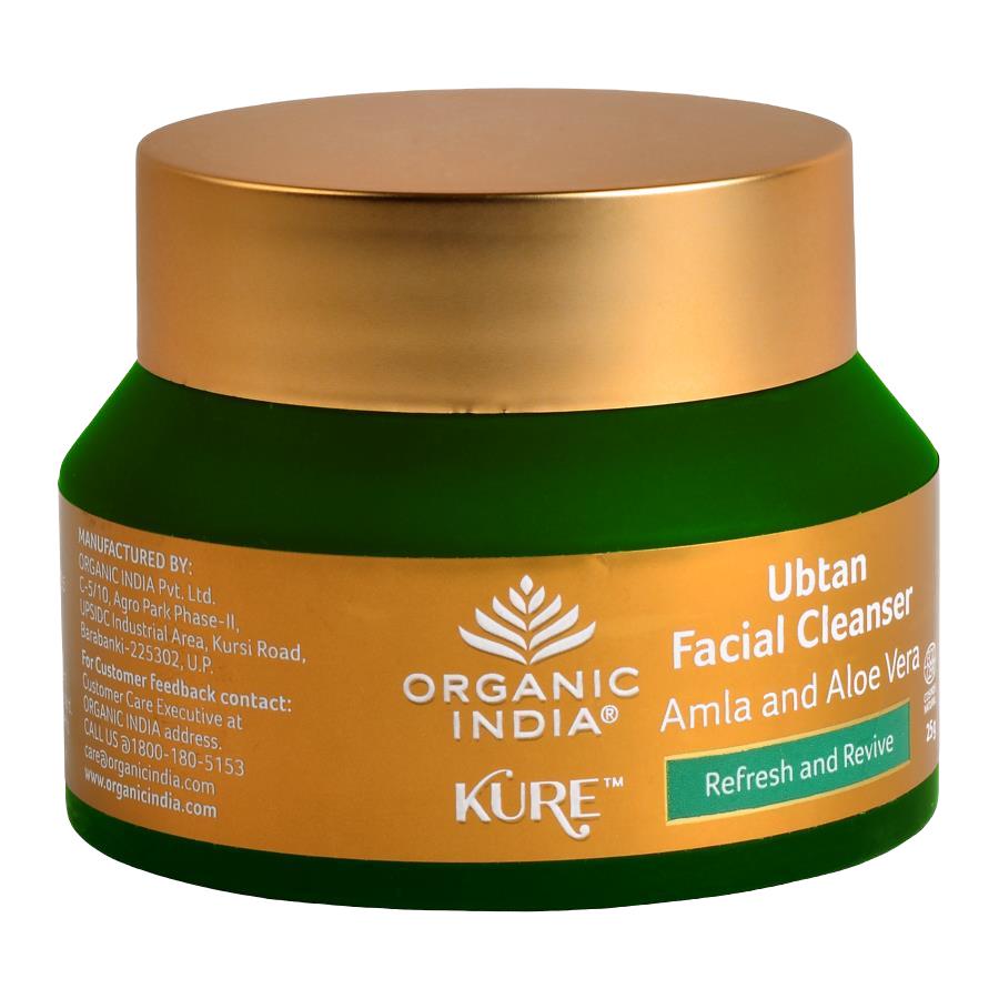 Ubtan Facial Cleanser Amla & Aloe Vera Eko. 25g, Organic India