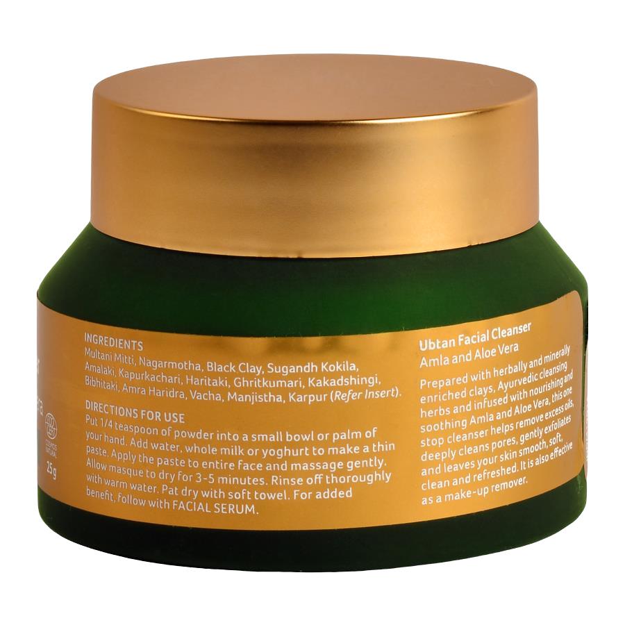 Ubtan Facial Cleanser Amla & Aloe Vera Eko. 25g, Organic India - 2