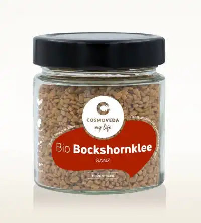 Bockhornsklöver hel Eko. 130g, Cosmoveda