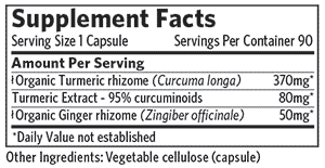 Turmeric Formula Eko. 90kaps Organic India - 2