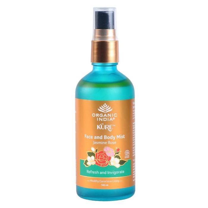 Face and Body Mist Jasmine Rose Org. 100ml, Organic India