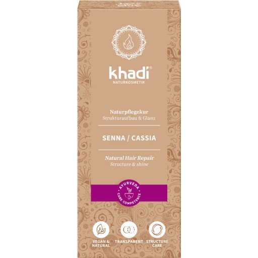 Natural Hair Color Senna/Cassia(Colorless), 100g, Khadi