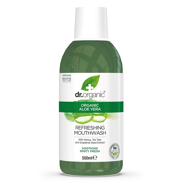 Dr Organic Munskölj Aloe Vera 500ml