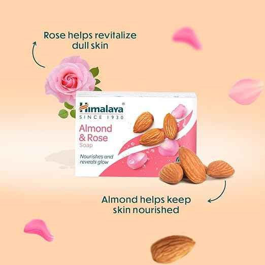  Almond & Rose Soap 75g, Himalaya - 2