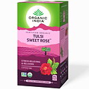 Tulsi Sweet Rose Te, 25 tepåsar Organic India 