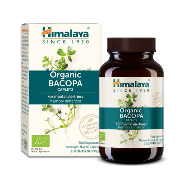 Organic Bacopa  60 caplets (45g), Himalaya