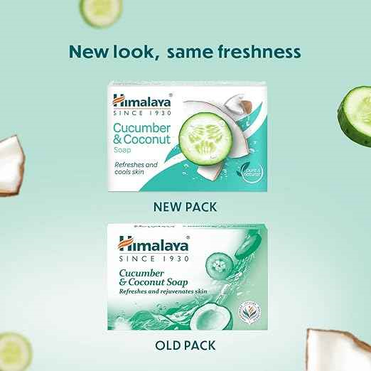 Cucumber & Coconut Soap 75g, Himalaya - 2