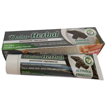 Aktivt Kol Tandkräm 100g, Dabur