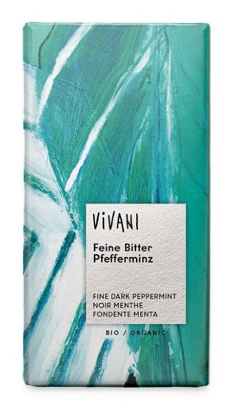 Mörk Choklad Pepparmint, Eko 100g Vivani