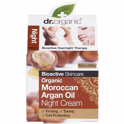 Dr Organic Night Cream Moroccan Argan oil 50ml
