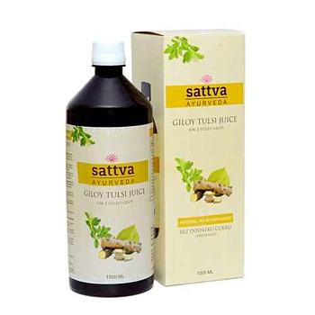 Giloy (Guduchi) Tulsi  Juice 1L, Sattva Ayurveda