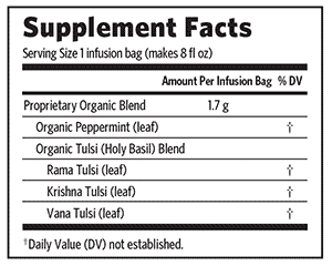 Tulsi Peppermint Te Eko, 25 tepåsar Organic India - 2