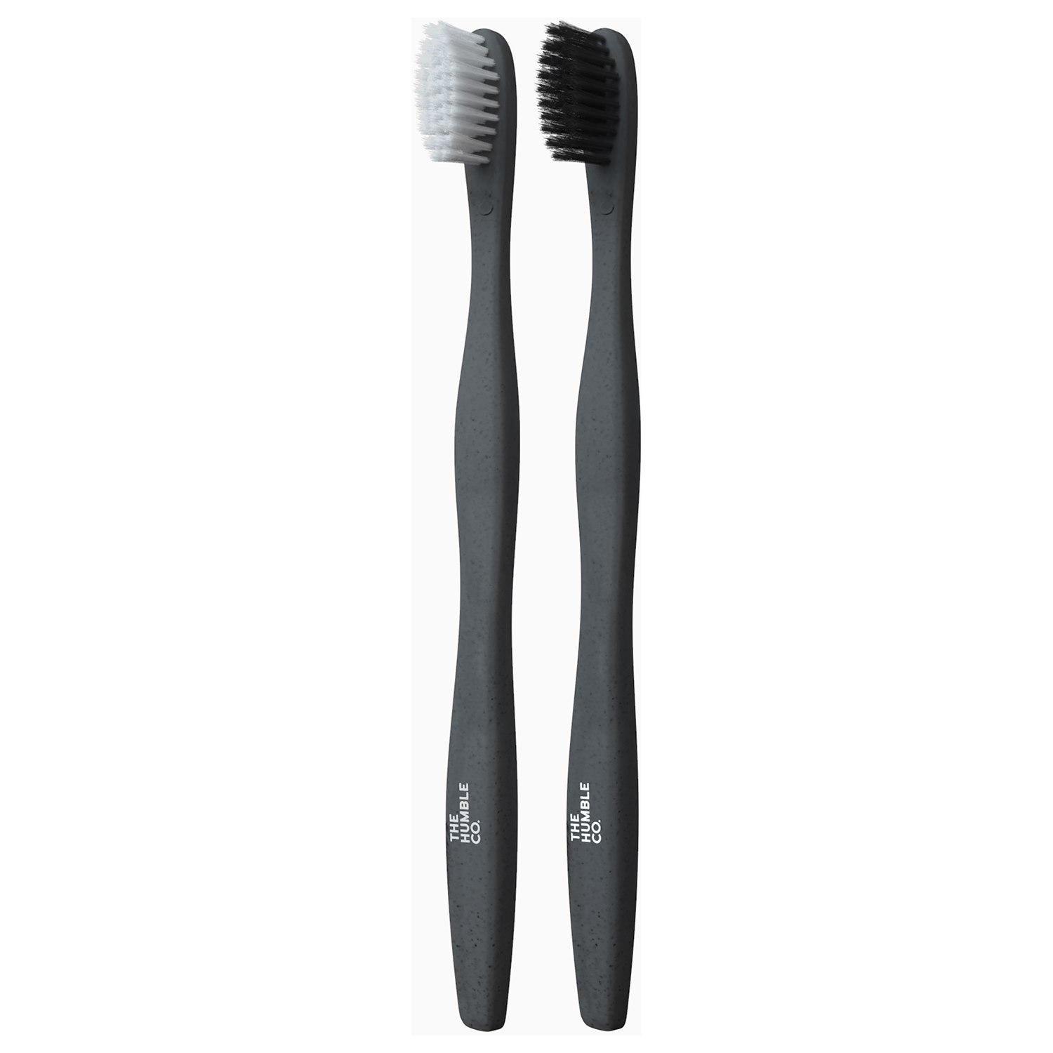The Humble Co.  Plant-based Toothbrush Soft 2-pack Black/White - 2