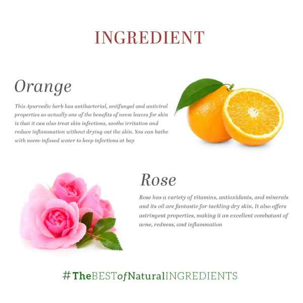 Rose &  Orange Face Pack 50g, Khadi Natural - 2