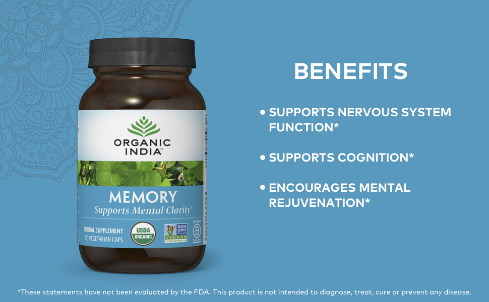 Memory Org. 90cps, Organic India - 3