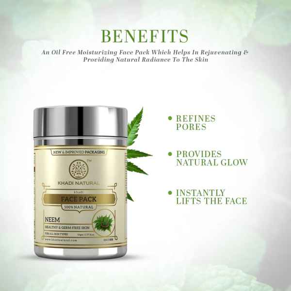 Neem Face Pack 50g, Khadi Natural - 2
