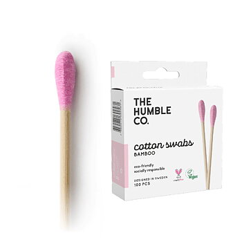 Humble Bomullspinnar Bambu Lila 100 st