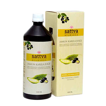 Jamun Karela Juice 1L, Sattva Ayurveda