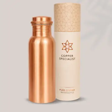 Smooth Copper Bottle, 750 ml, Copper Specialist - 3