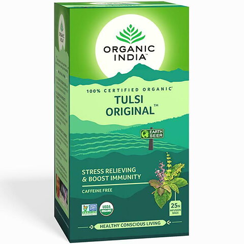 Tulsi Original Tea Org, 25 teabags Organic India 