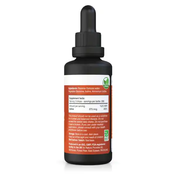 Liquid  Iodine Dual Form, 30ml, Nature Provides - 2