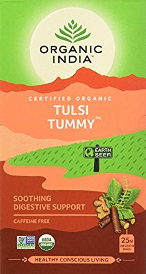 Tulsi Tummy Tea Org, 25  teabags Organic India