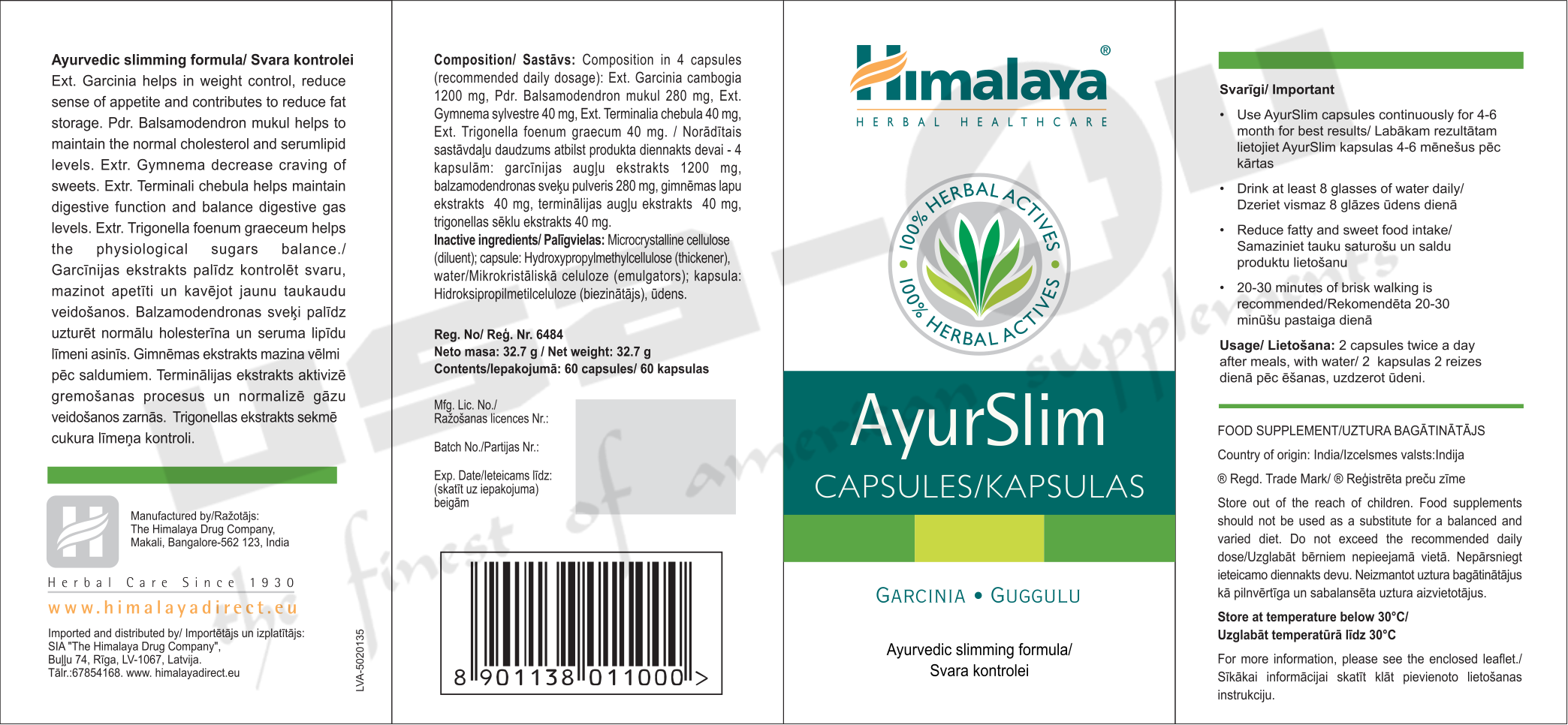 AyurSlim 60kps Himalaya - 2
