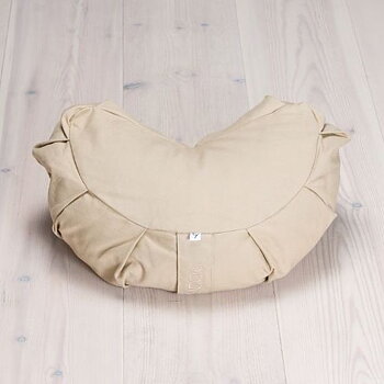 Meditation cushion, crescent - Beach Beige
