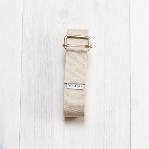 Yoga belt, standard - yogiraj - Beach Beige