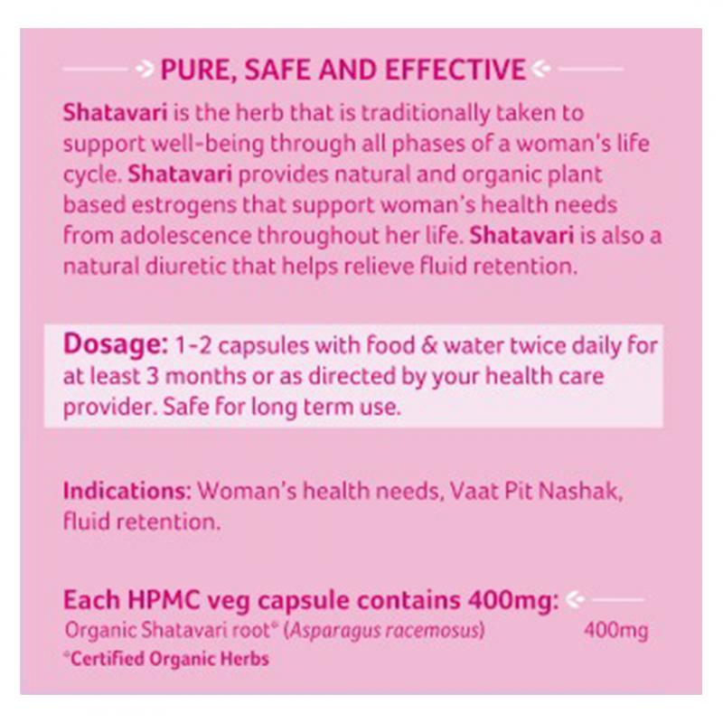 Shatavari Eko. 90kaps, Organic India - 2