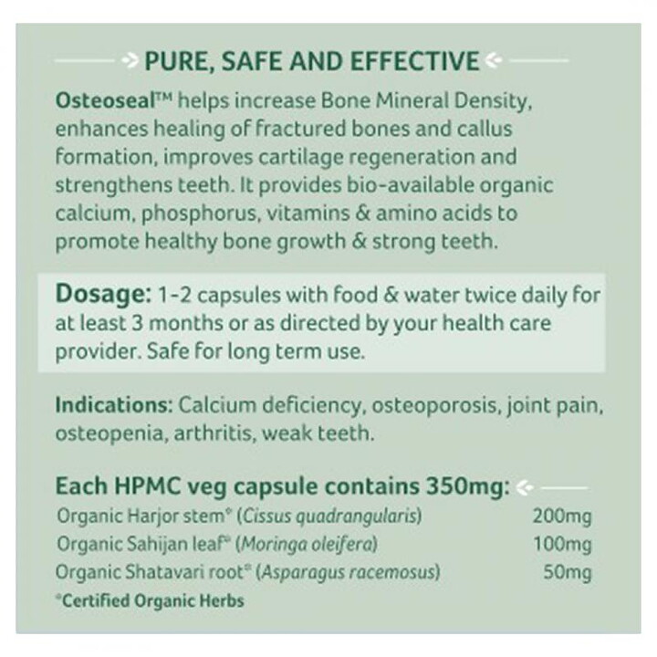 Osteoseal Eko. 90kaps, Organic India