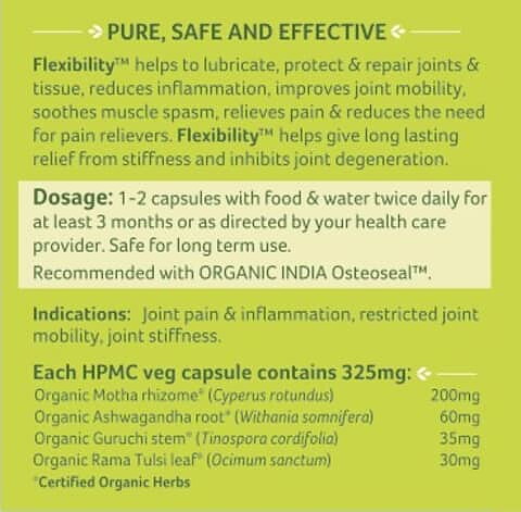 Complete Flexibility Eko. 90kaps, Organic India