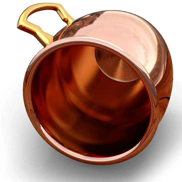 Kopparmugg slät, set av 2, Divine Copper - 3