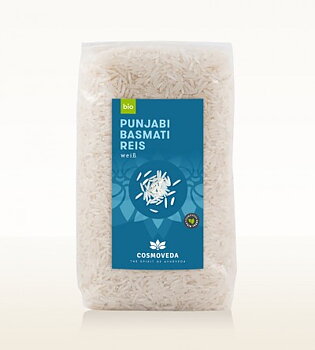 Basmati Ris Vitt Eko. 500g Cosmoveda