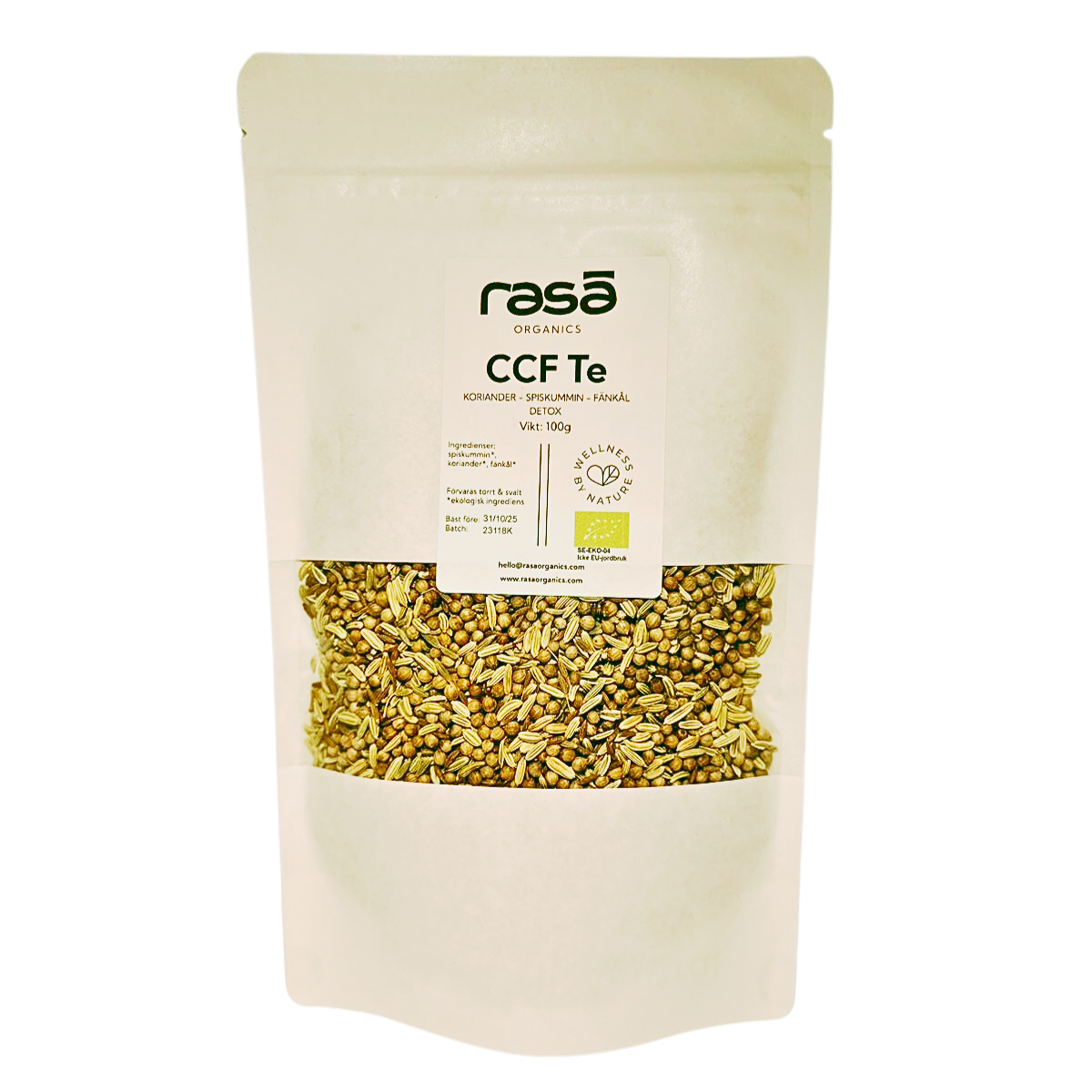 CCF Tea, Organic 100g Rasa Organics