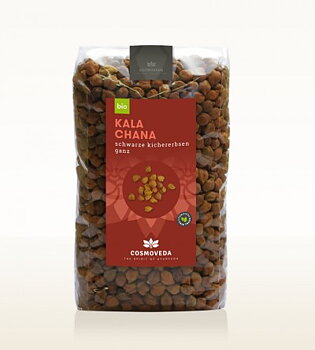 Kala Chana / Black Chickpeas Org. 500g, Cosmoveda
