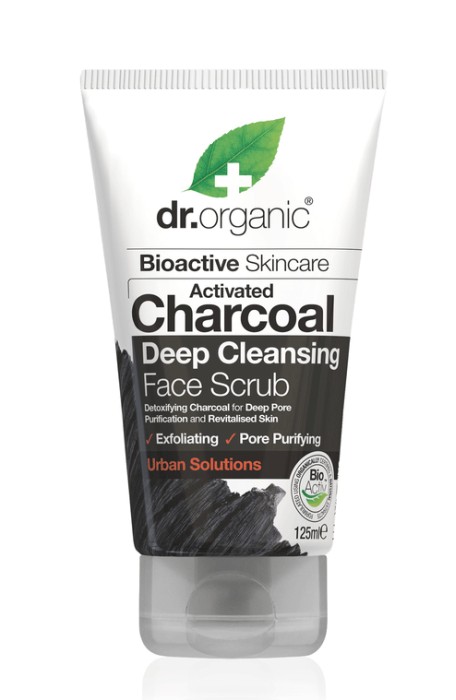 Dr Organic Charcoal Deep Cleansing Face Scrub 125ml 