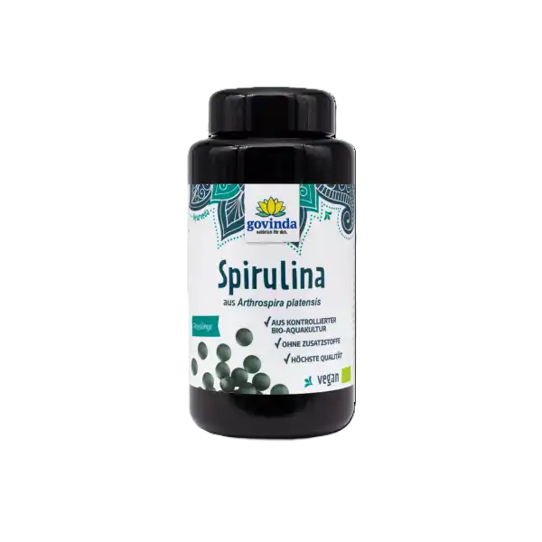 Spirulina Bio 180g / 450 pellets, Govinda