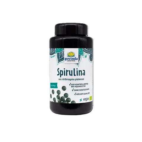 Spirulina Bio 180g / 450 pellets, Govinda