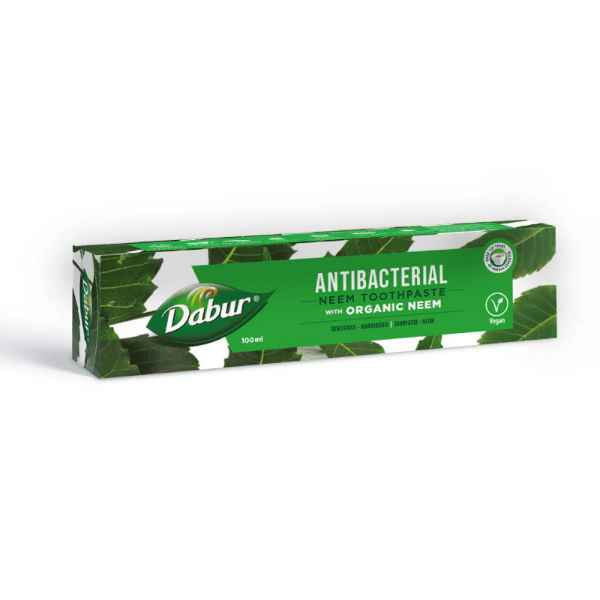  Antibacterial Toothpaste with Organic Neem 100ml, Dabur 