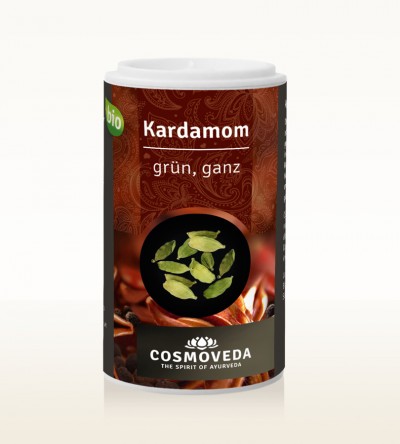 Cardamom Whole Green, Org. 20g Cosmoveda
