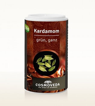 Cardamom Whole Green, Org. 20g Cosmoveda