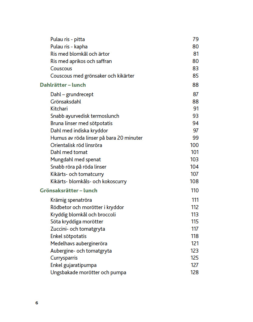 Ayurvedisk vegetarisk kokbok - 4