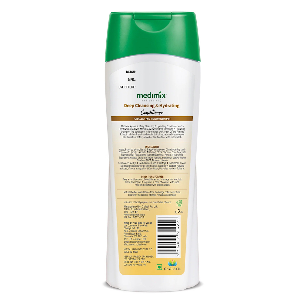 Medimix Ayurvedic Deep Cleansing and Hydrating Conditioner 400ml - 2