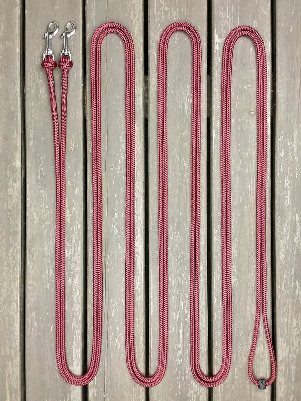 Long loop reins with removable snaps - 6 mm
