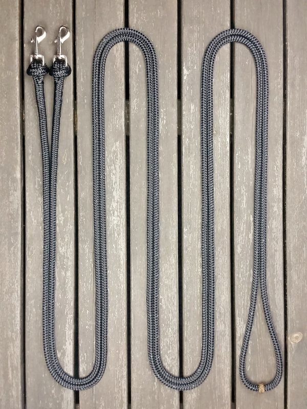 Long loop reins with removable snaps - 10 mm