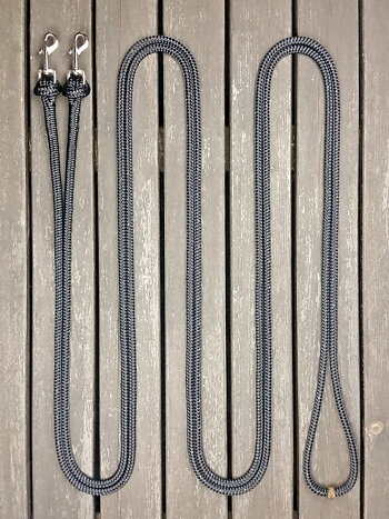 Hela tömmar med löstagbara hakar - 10 mm